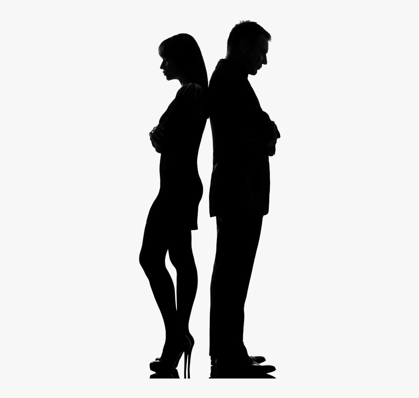 man and woman silhouette png